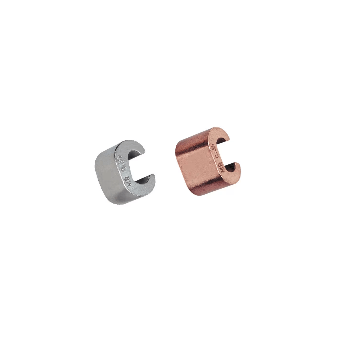 RACCORD A SERTIR EN C 25MM² EN CUIVRE ETAME