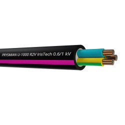 CABLE INDUSTRIEL RIGIDE U1000 R2V IRISTECH 5G6 * T