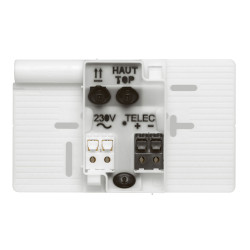 BAES D'EVACUATION SAILLIE A LEDS 45LM 1H PLASTIQUE IP43 IK07 SATI CONNECTE