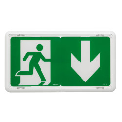 BAES D'EVACUATION SAILLIE A LEDS 45LM 1H PLASTIQUE IP43 IK07 SATI CONNECTE